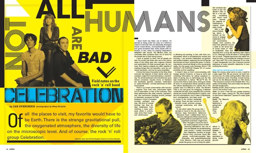 celebration fashion spread