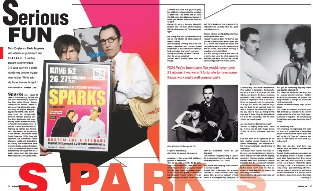 sparks arthur magazine